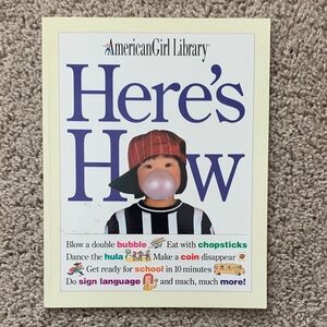 American Girl Library “Here's How” Book